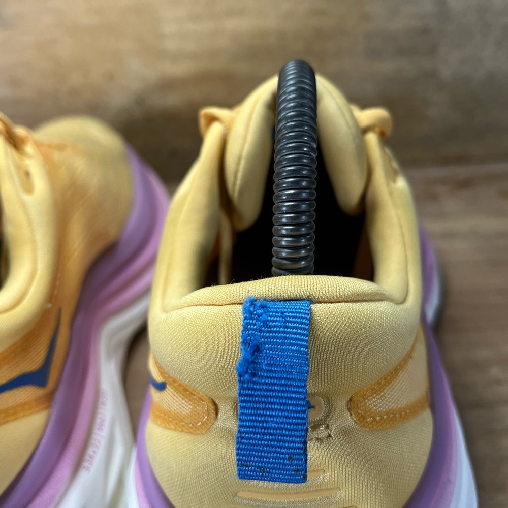 Hoka One One Bondi 8 Womens Size 8.5 Running Shoes Sneakers Impala Cyclamen - Picture 6 of 13